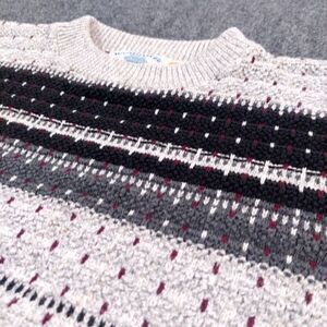 Vintage Hampton Bay Trading Co 100% Cotton Sweater  Texture Knit Sz XL USA Made‎